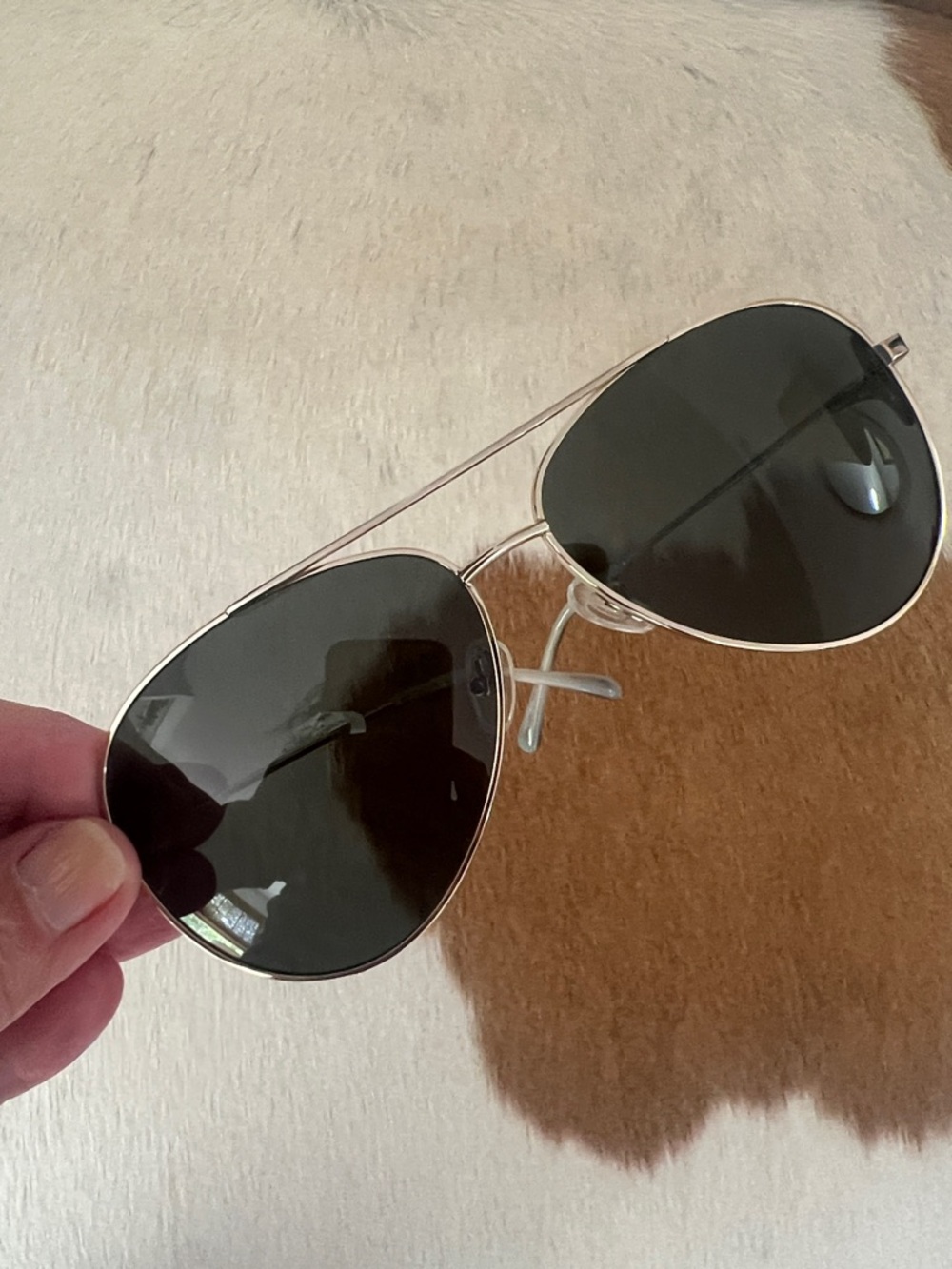 Z Supply Driver  Aviator Sunglasses - Gold Frame with Gray Lenses
MSRP $79